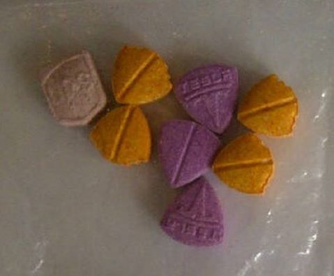Ecstasy tablets similar to the ones listed in this alert