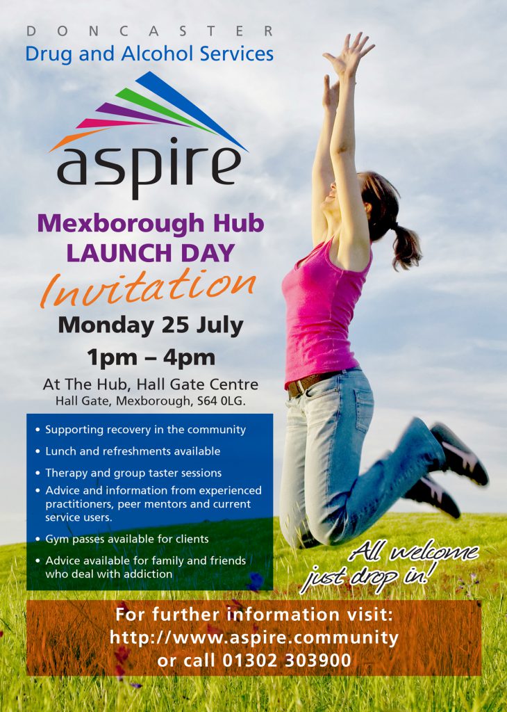Poster for Mexborough launch event