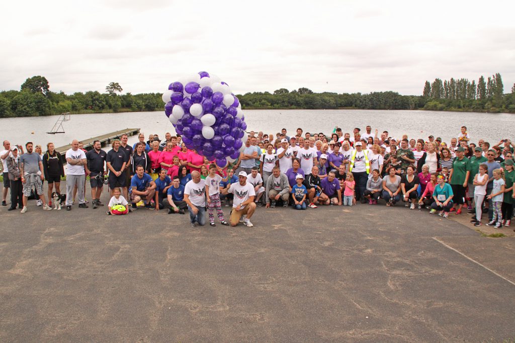 Competitors and supporters of the 2015 Recovery Games pictured before the event.